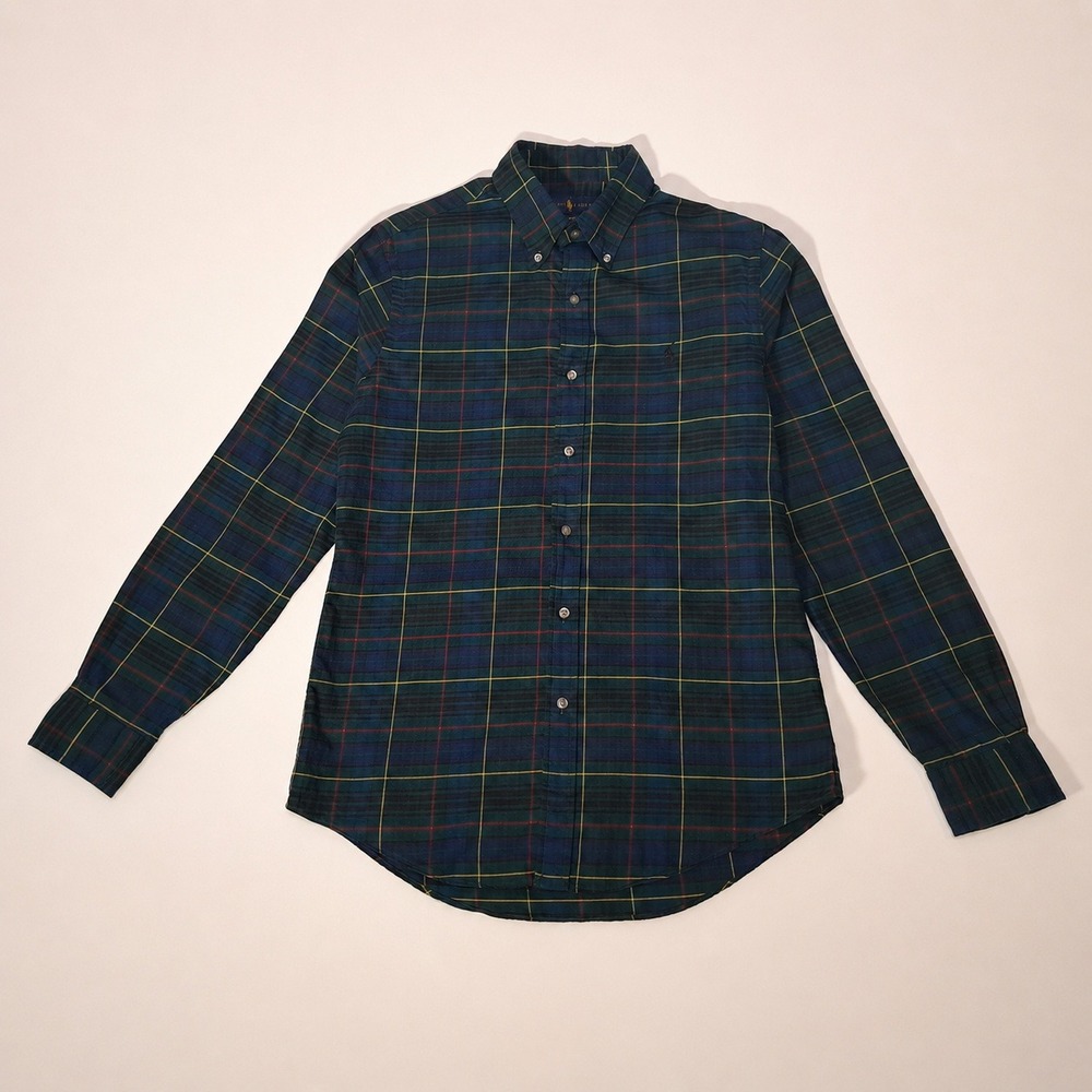 Ralph Lauren Men's Plaid Button Down Shirt Slim Fit Size M - Picture 1 of 6